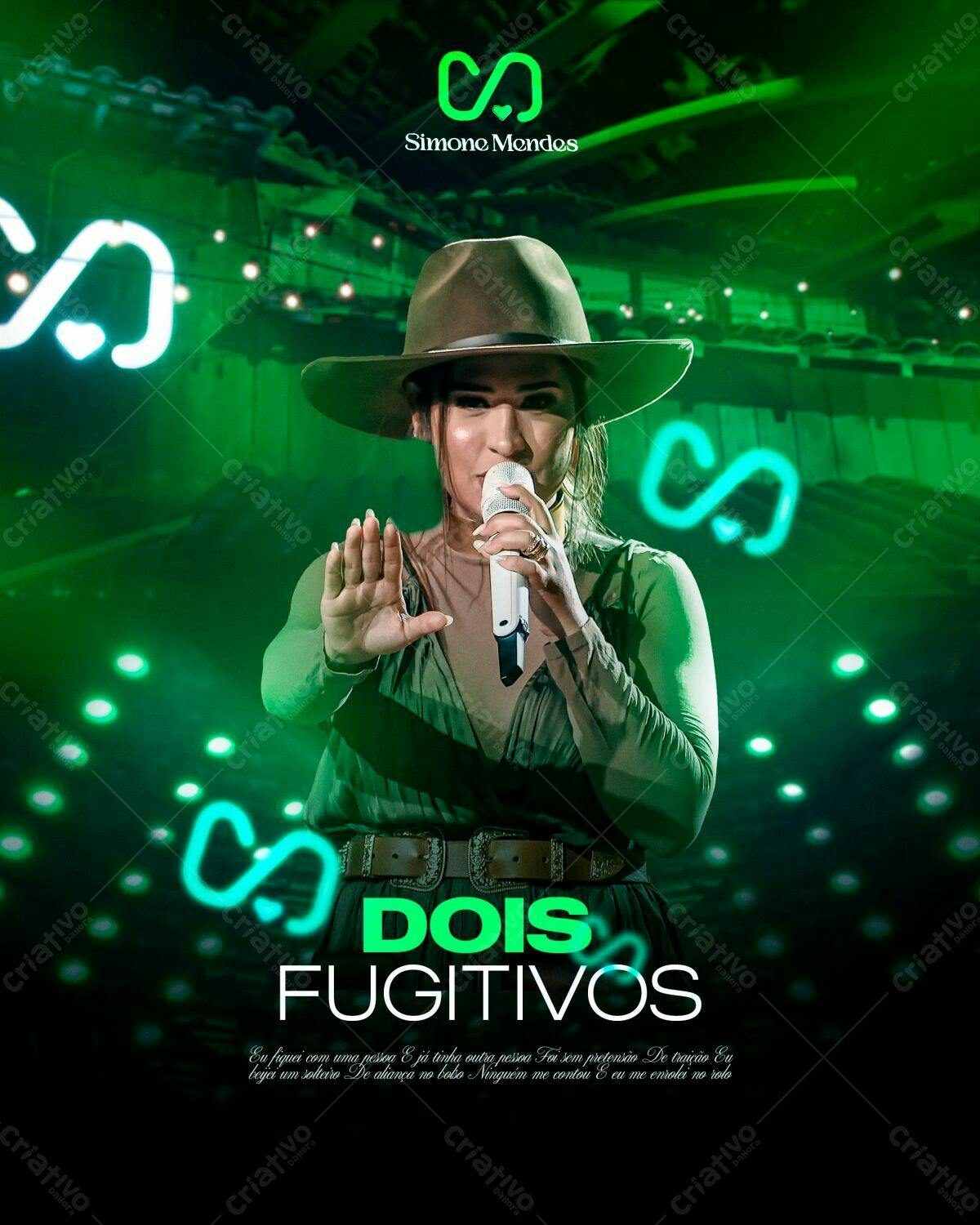 Poster para Show Simone Mendes PSD Editável
