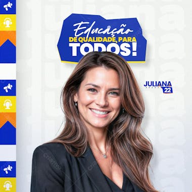 Campanha eleitoral política eleição prefeito vereador governador deputado social media psd editavél b 2