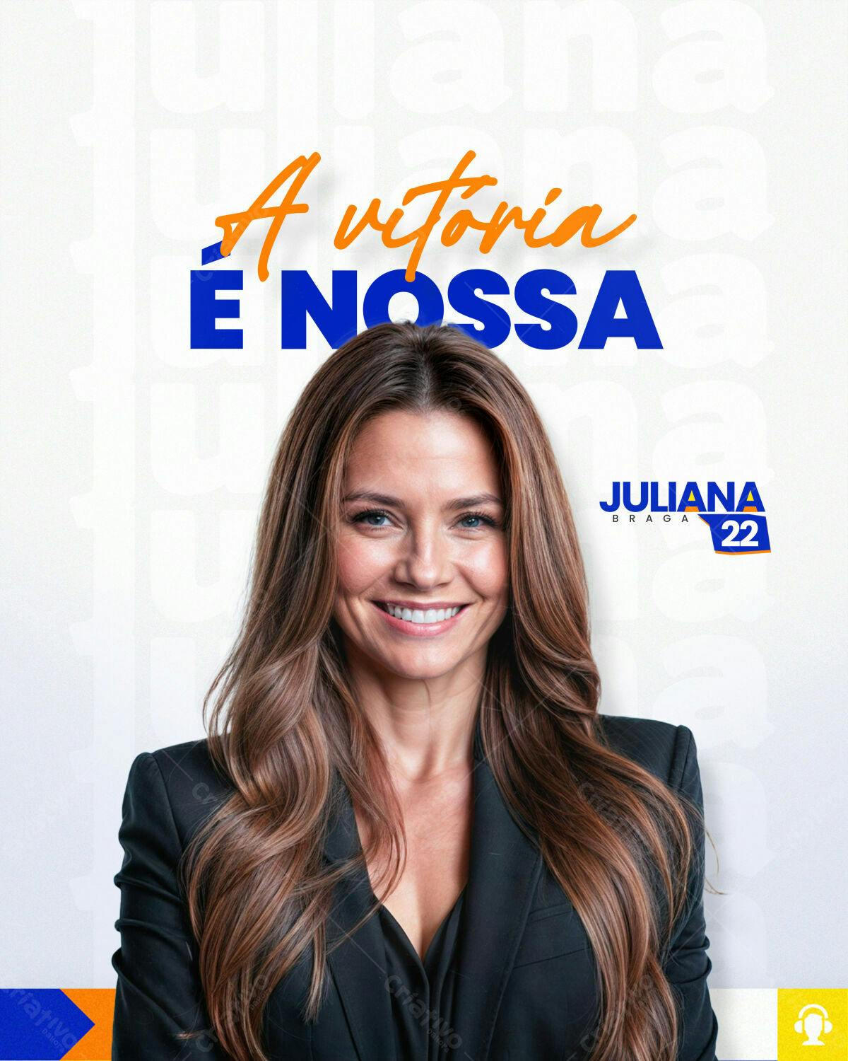 Post para Campanha Política PSD Editável