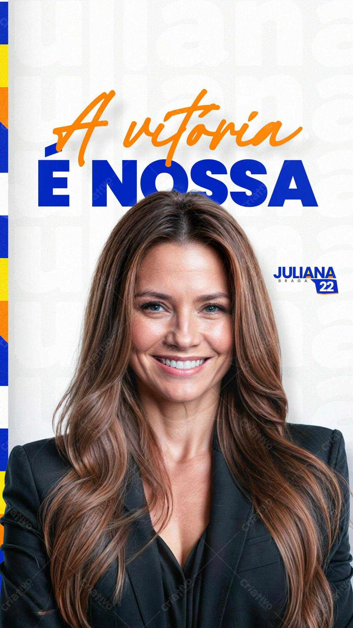 Material de Campanha Política PSD Editável