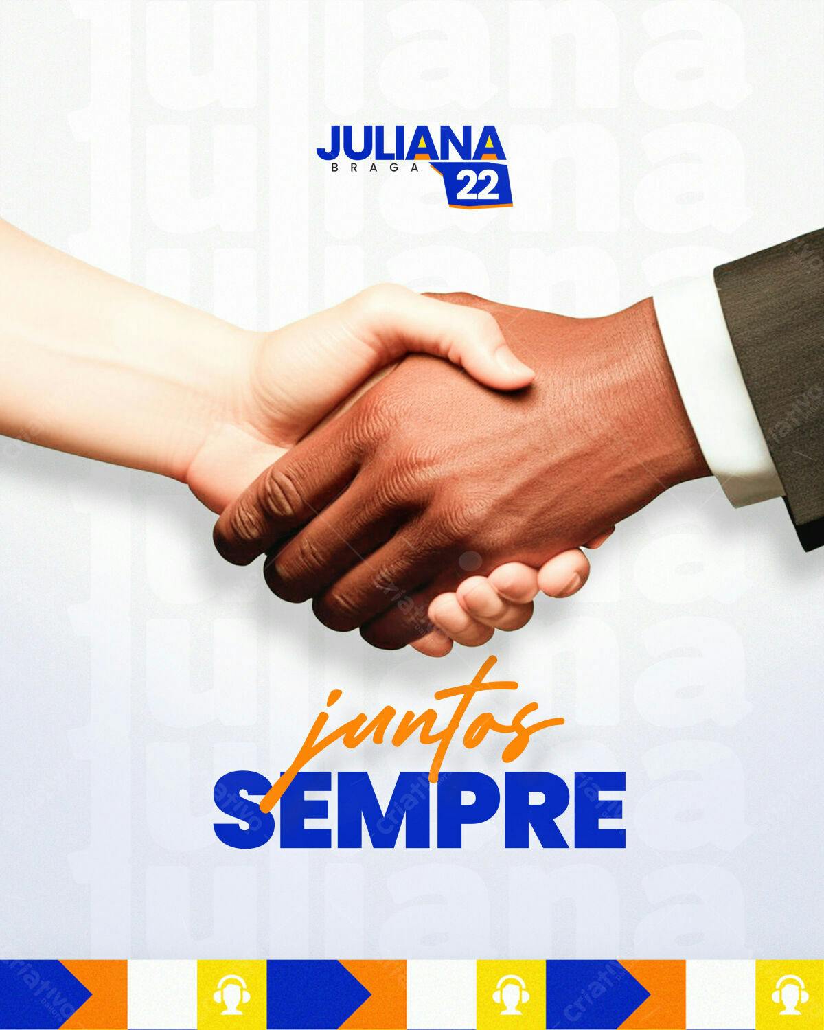 PSD para Campanha Política PSD Editável