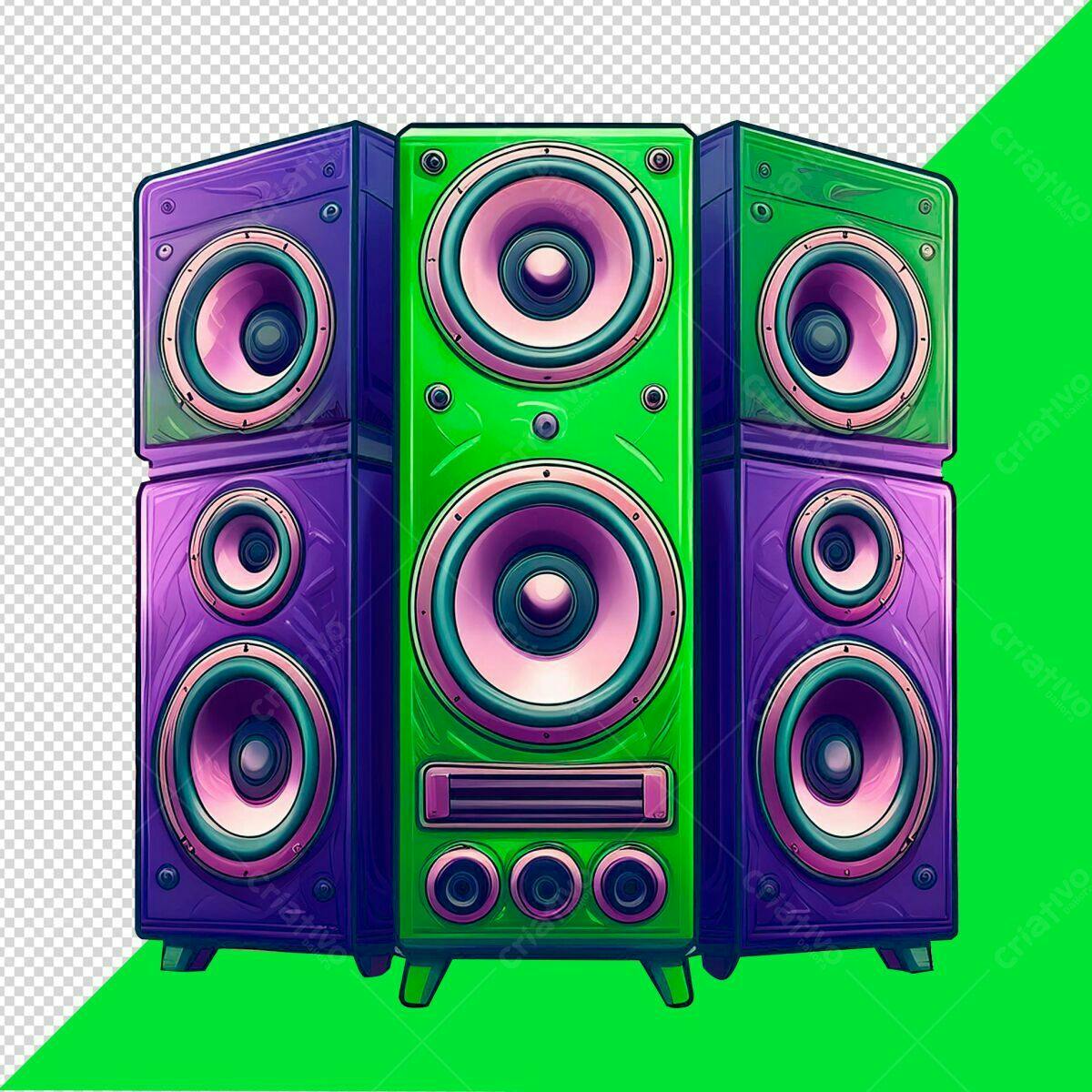 Arte para Festa Rave PSD Editável