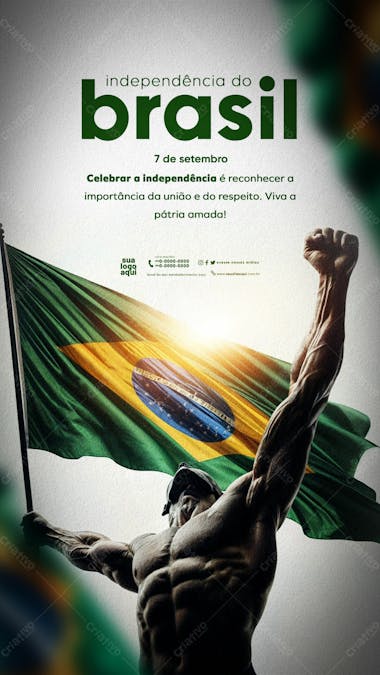 Independência do brasil 7 de setembro stories