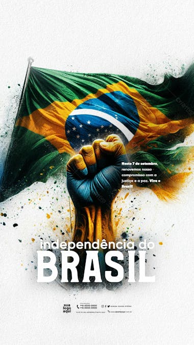 Independência do brasil 7 de setembro stories