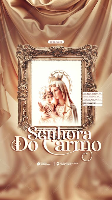 Story 16 de julho dia de nossa senhora do carmo 3