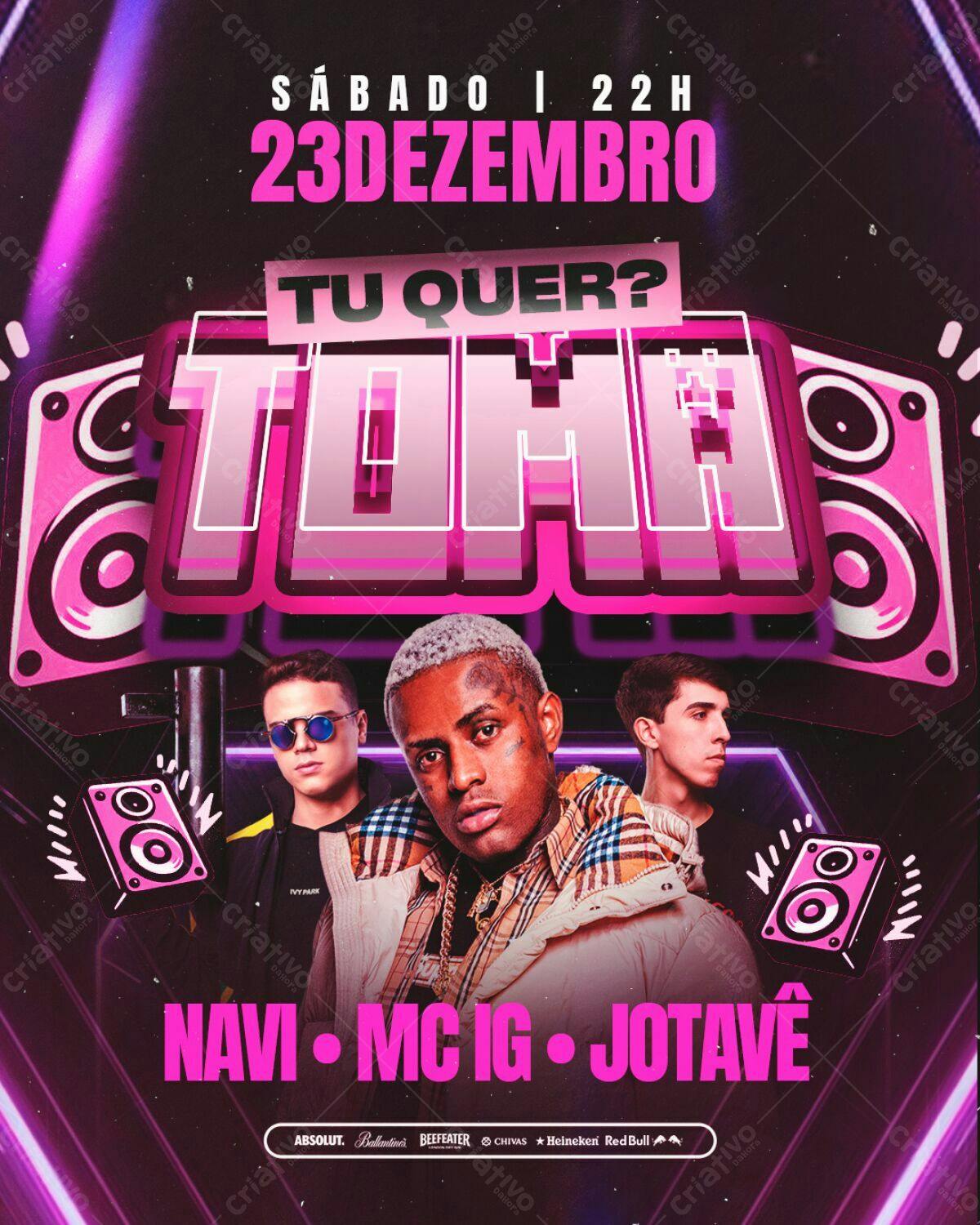 Flyer Festa de Fim de Ano PSD Editável