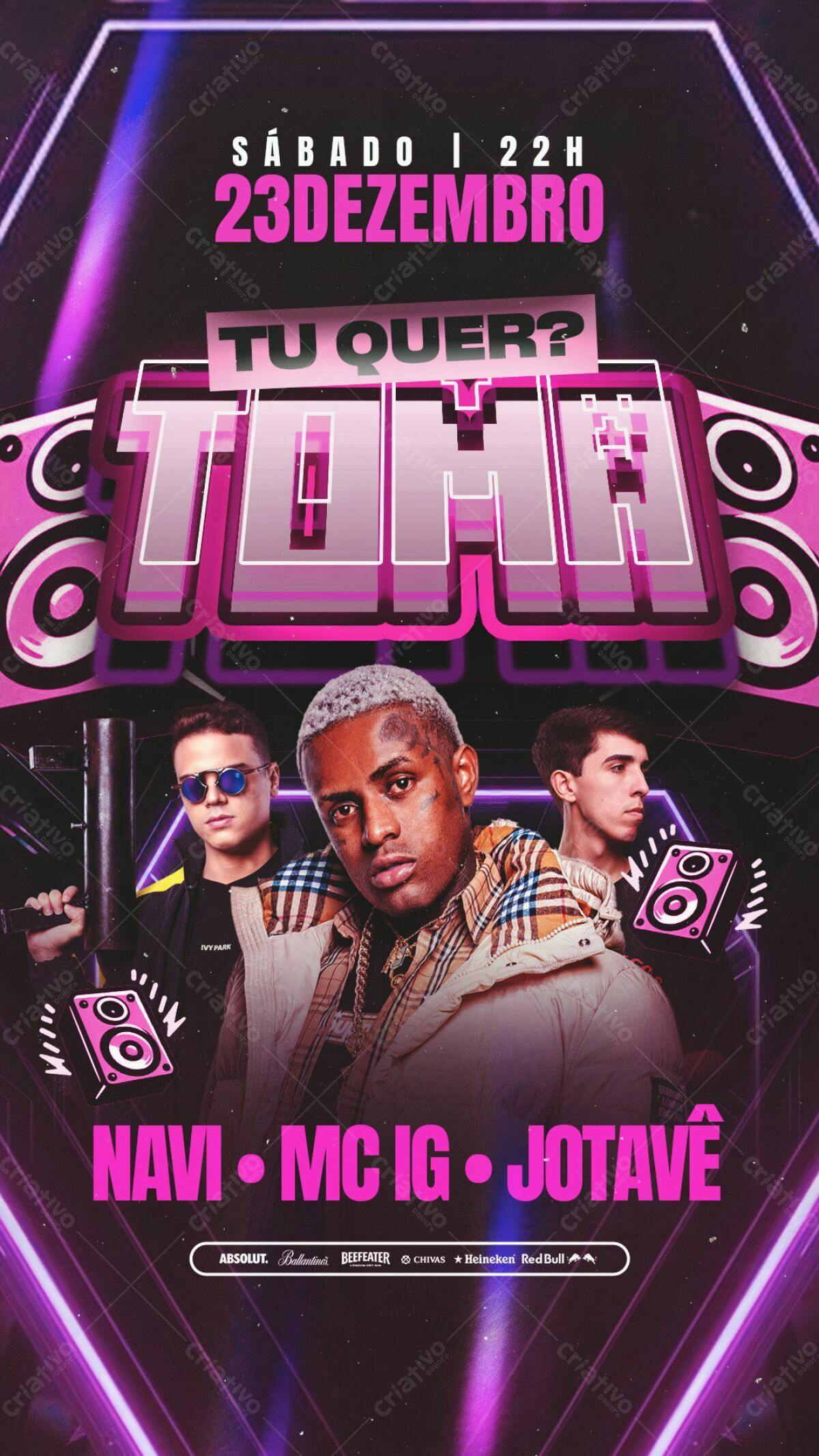 Flyer Festa de Natal PSD Editável