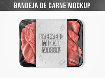Bandeja De Carne Mockup 