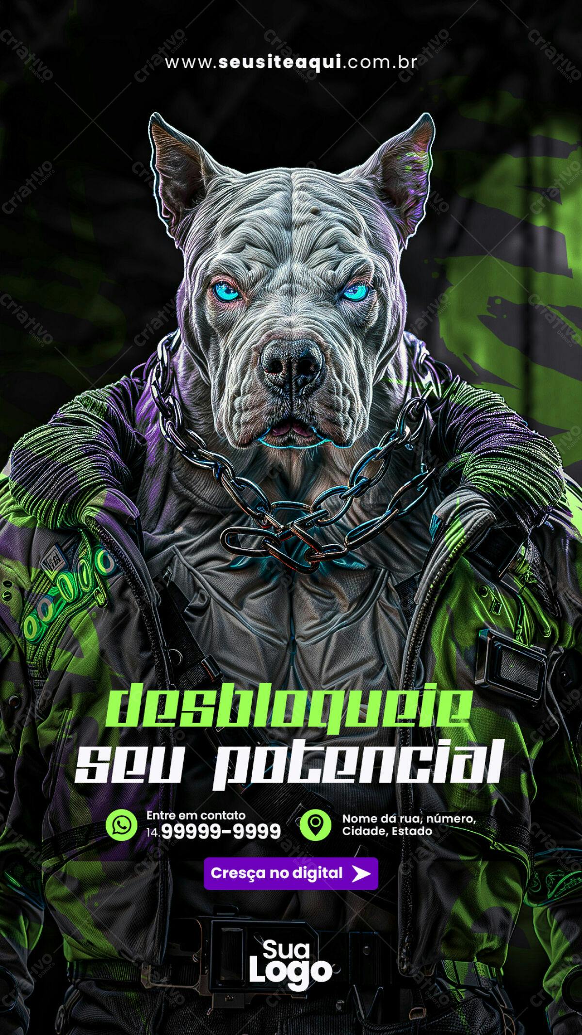 Banner para Marketing Digital PSD Editável