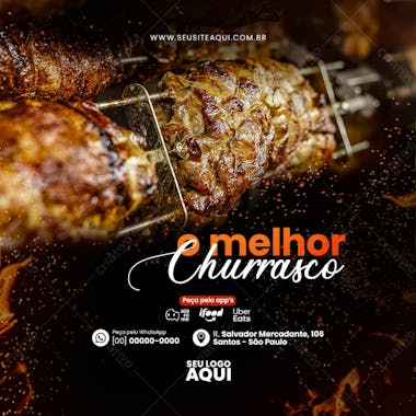 Feed quadrado churrascaria 01