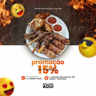 Feed Quadrado Churrascaria 18