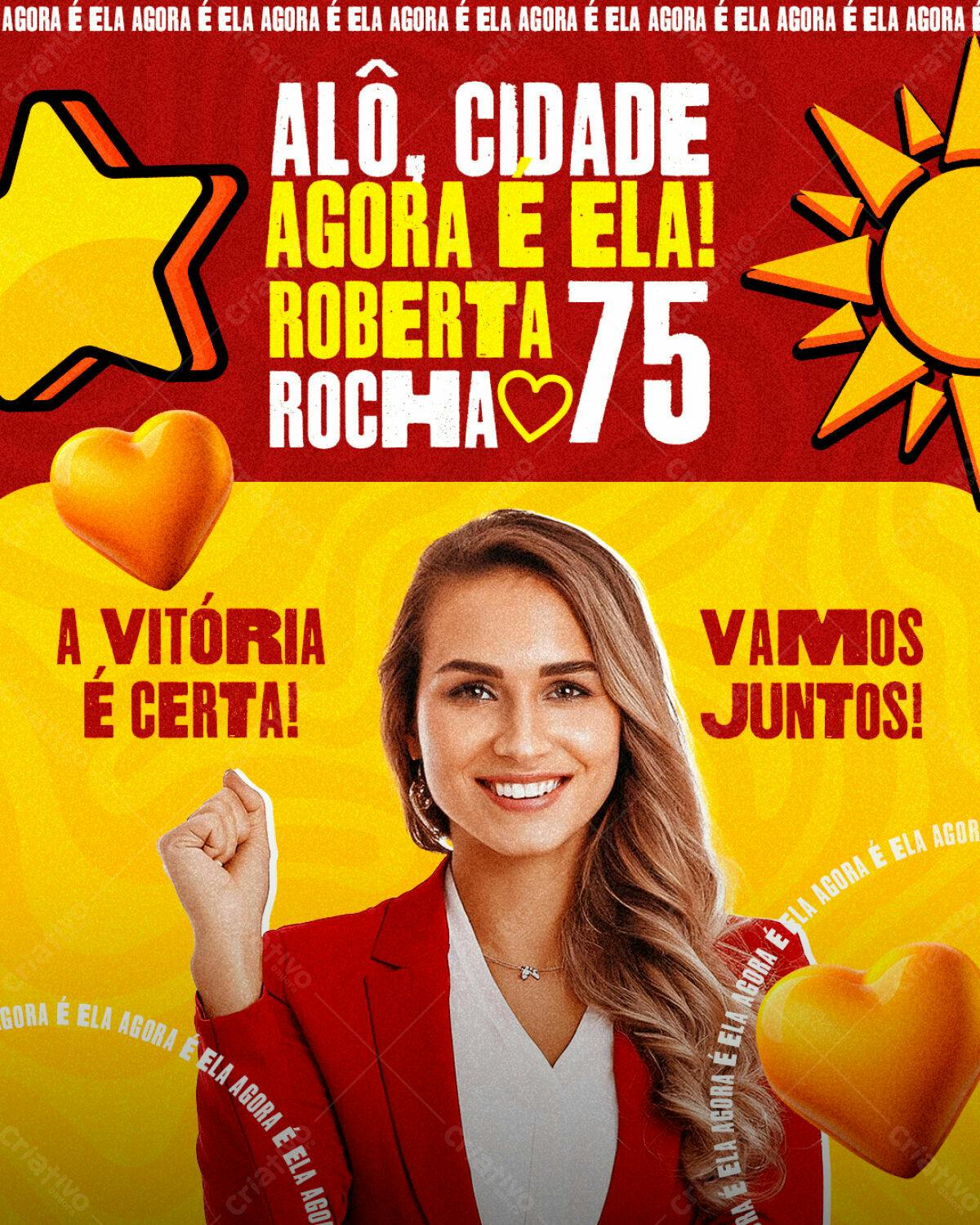 Flyer de Campanha Política PSD Editável