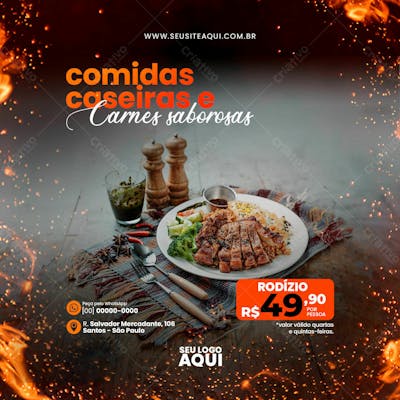 Feed Quadrado Churrascaria 15