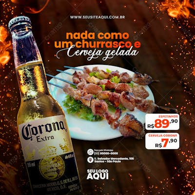 Feed Quadrado Churrascaria 16