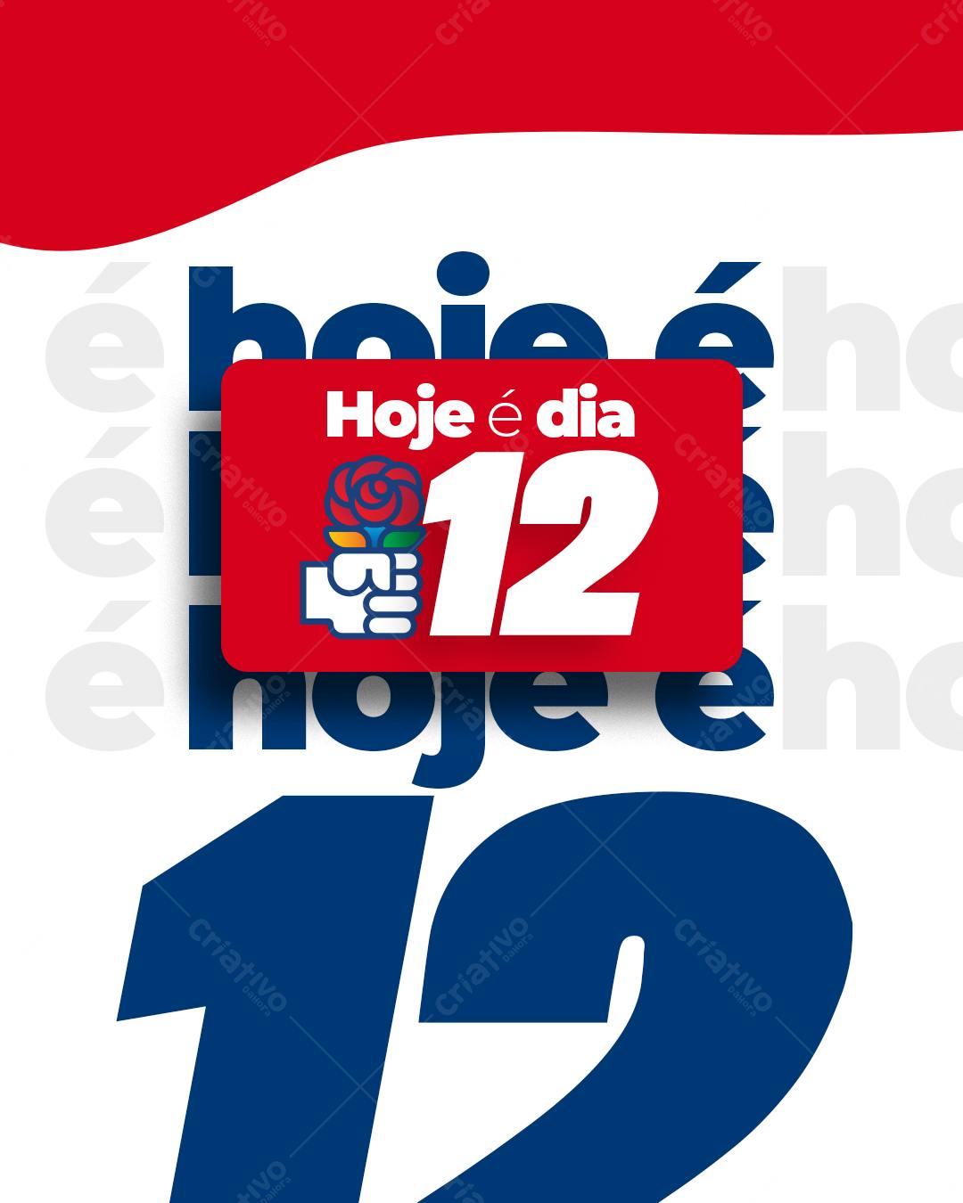 Flyer para o Dia 12 PSD Editável