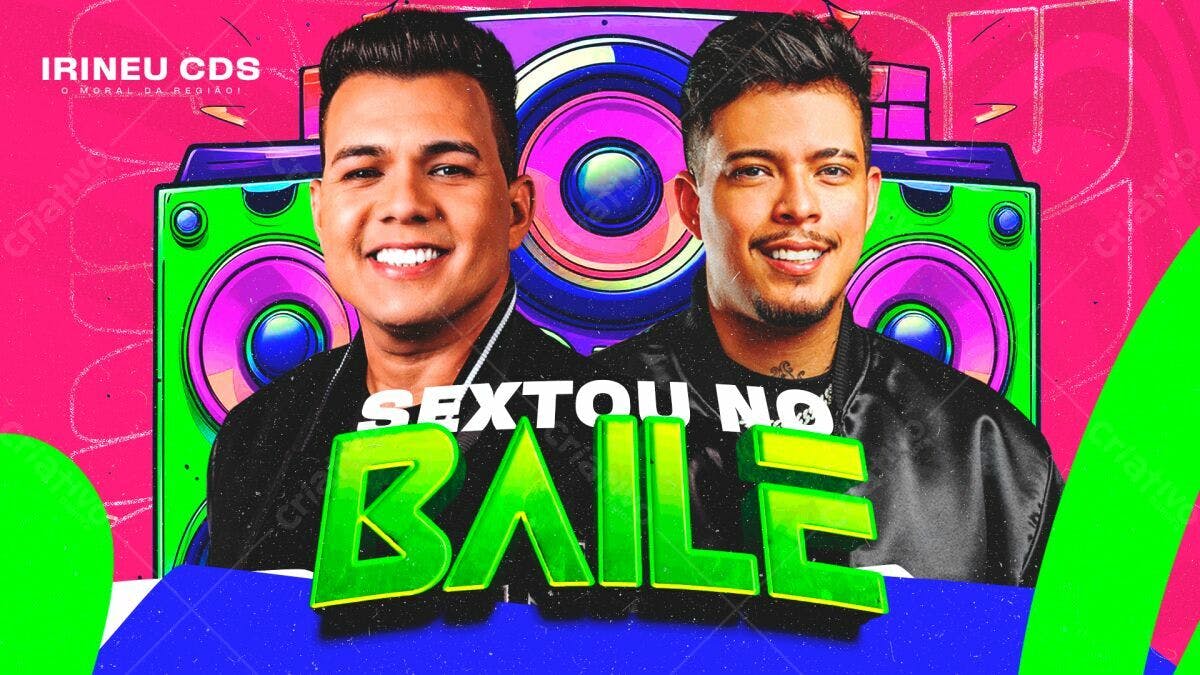 Flyer Sextou no Baile PSD Editável
