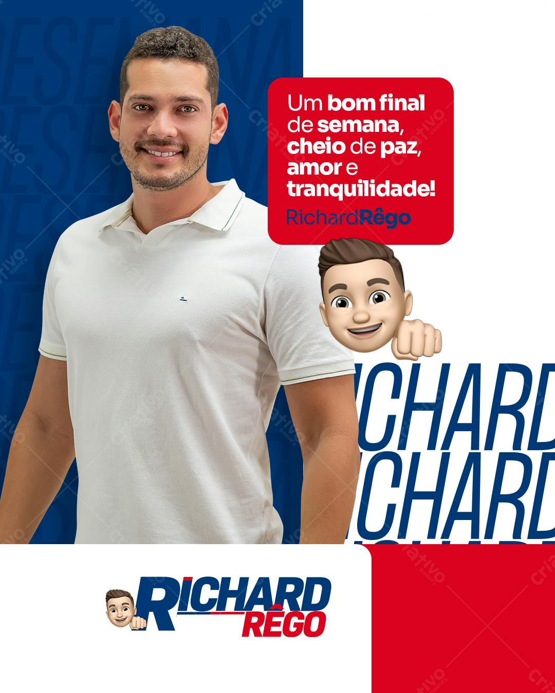 Postagem Final de Semana PSD Editável