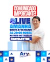 Live amanhã candidato (feed e stories)