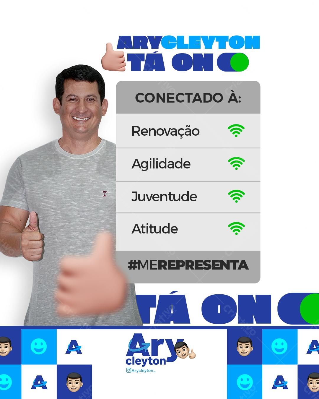 Postagem para Redes Sociais Arycleyton PSD Editável
