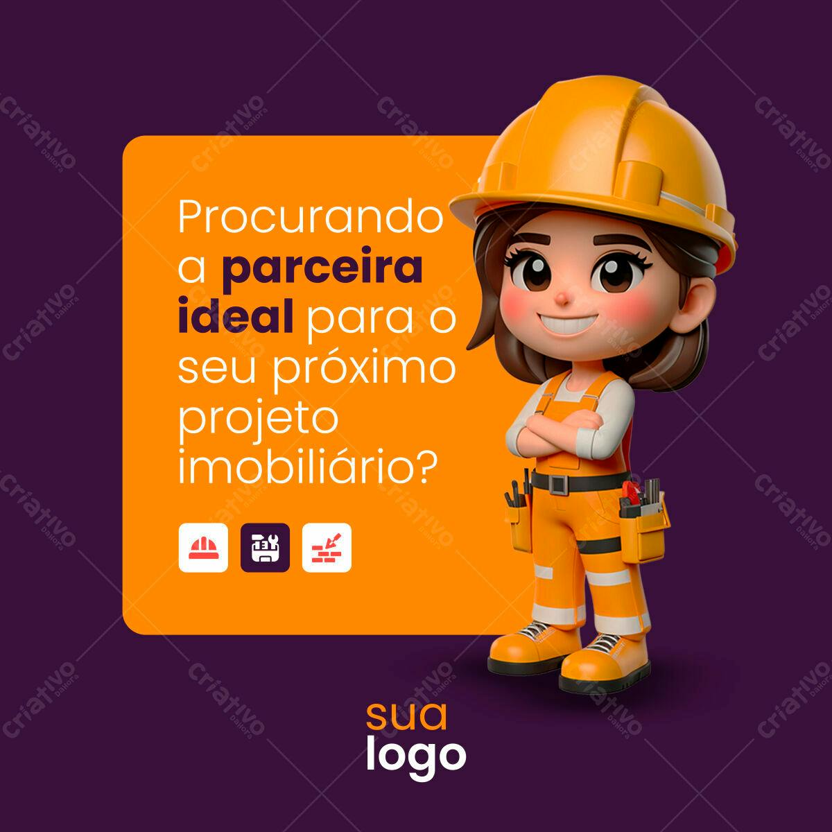 Postagem Instagram Imobiliária PSD Editável