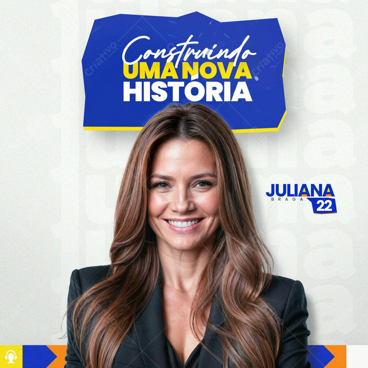 Post para Redes Sociais Eleições PSD Editável