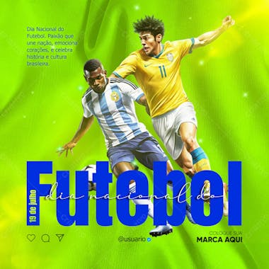 Post 19 de julho dia nacional do futebol