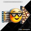 Arrow 3d emoji love led industrial steel