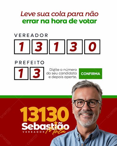 Eleições candidato vereador cola colinha política eleitoral campanha