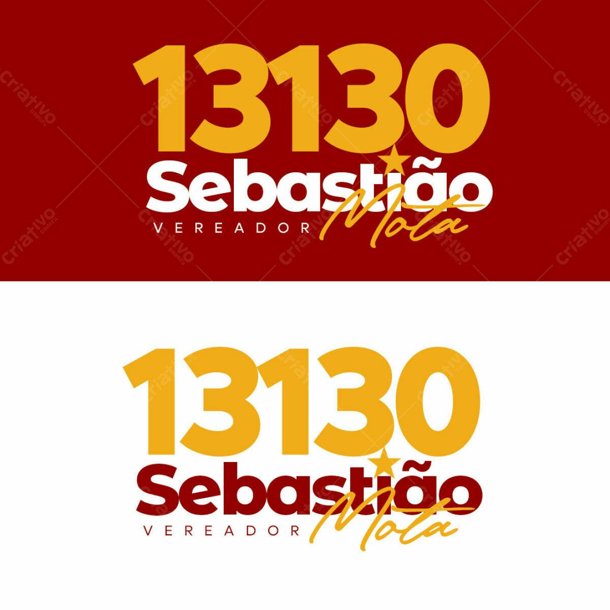 Logo para Candidato PSD Editável