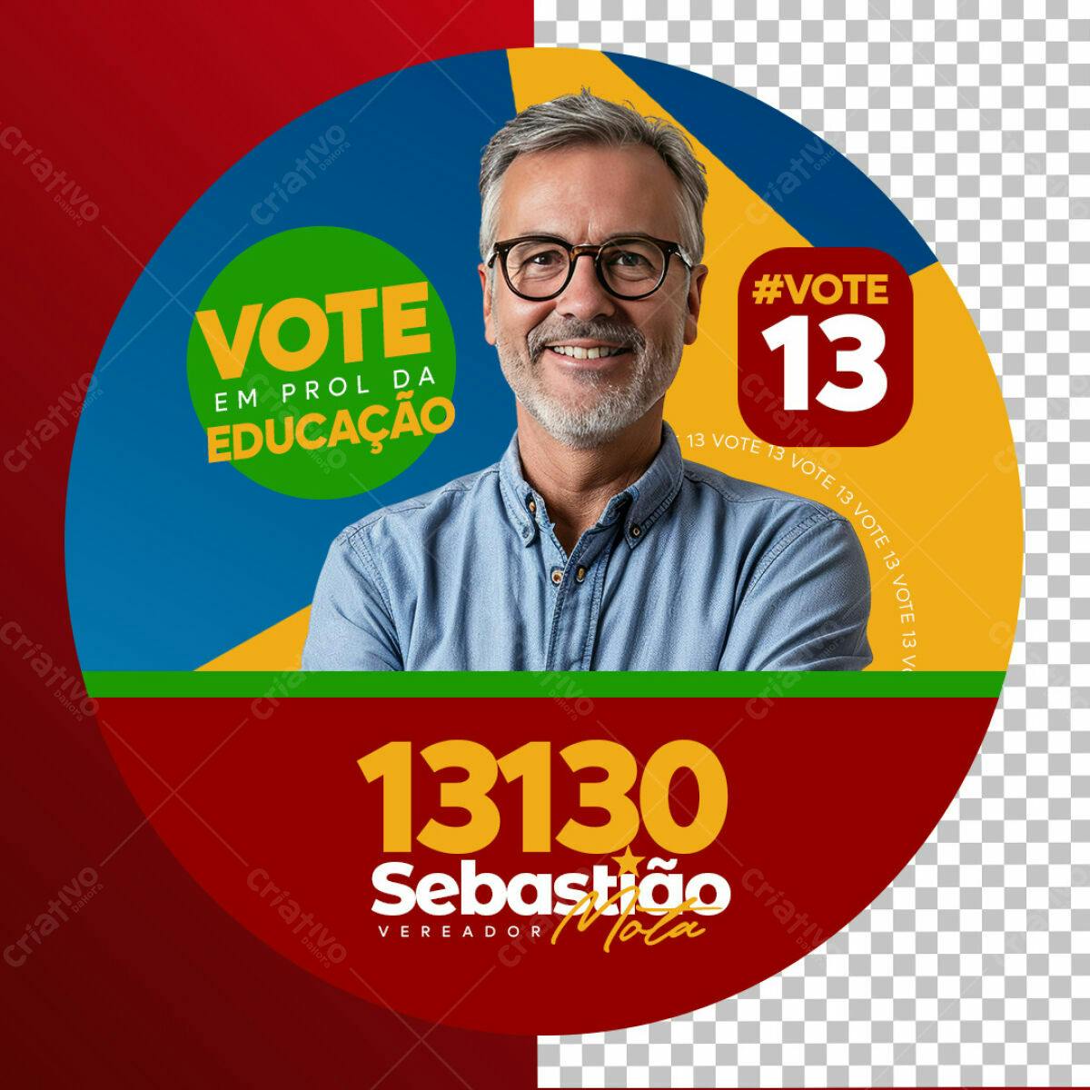 Botão de Votação para Eleições PSD Editável