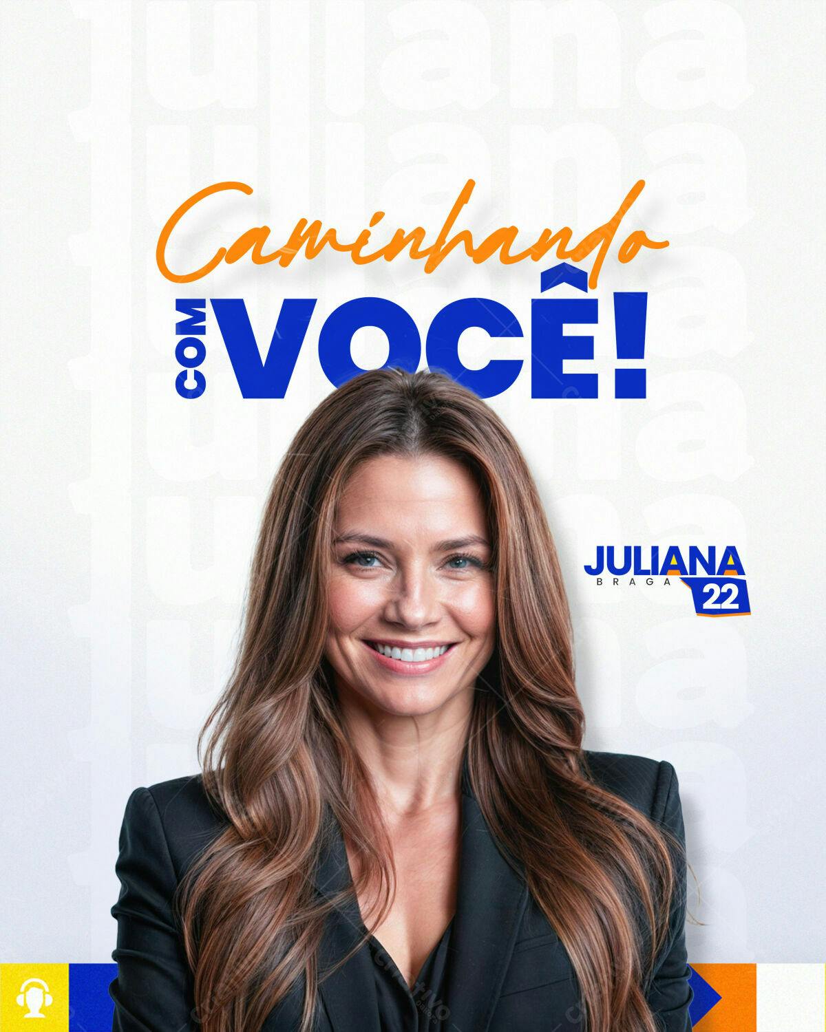 Flyer de Campanha Política PSD Editável