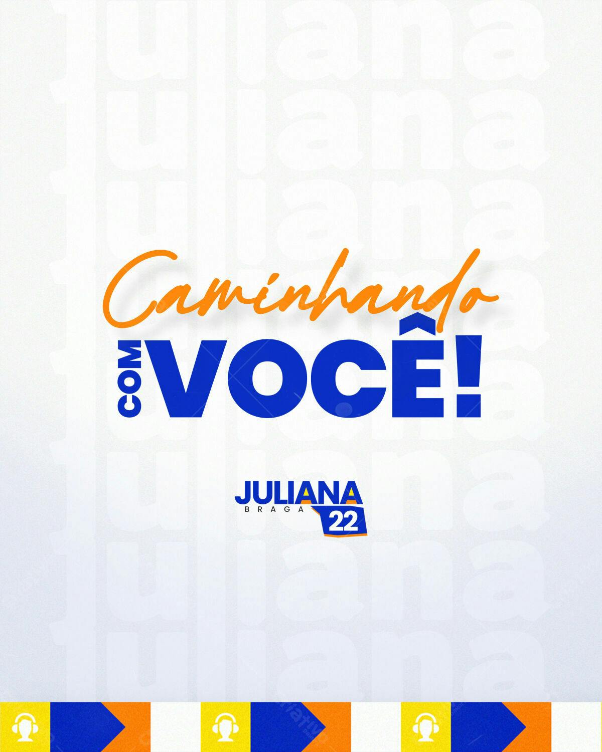 PSD para Campanha Política Juliana Braga 22