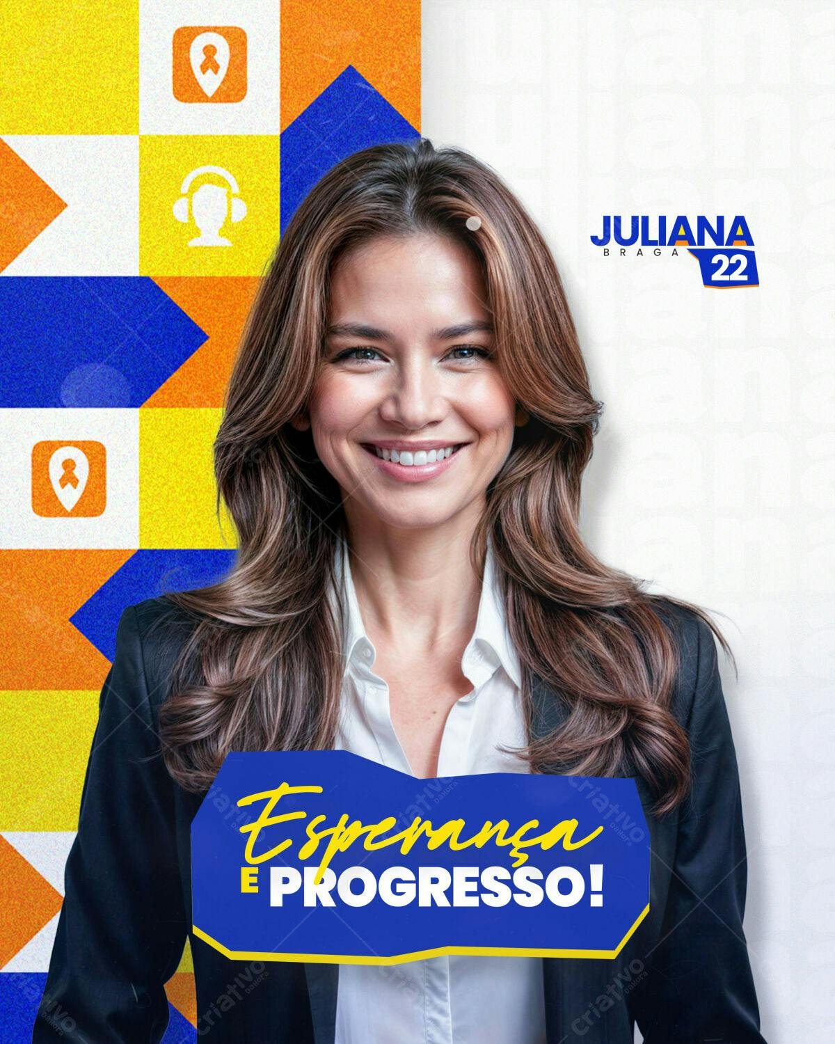 Flyer de Campanha Política PSD Editável