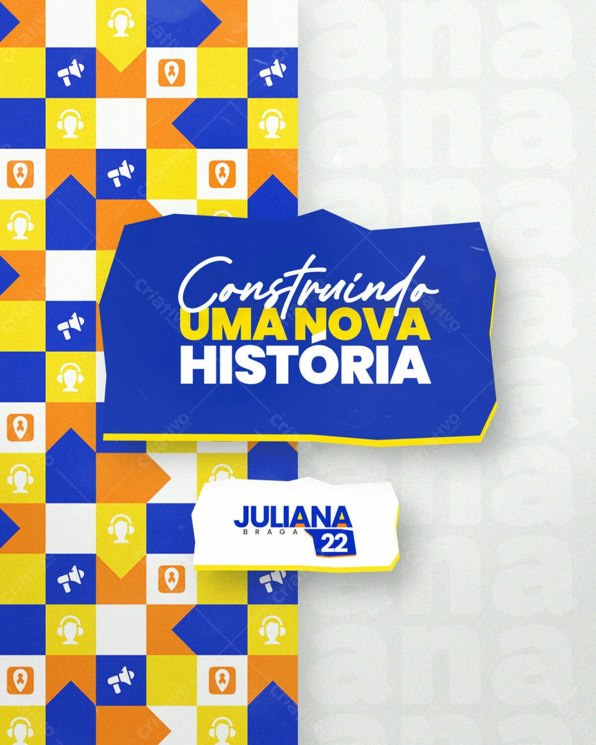 Flyer Campanha Política PSD Editável