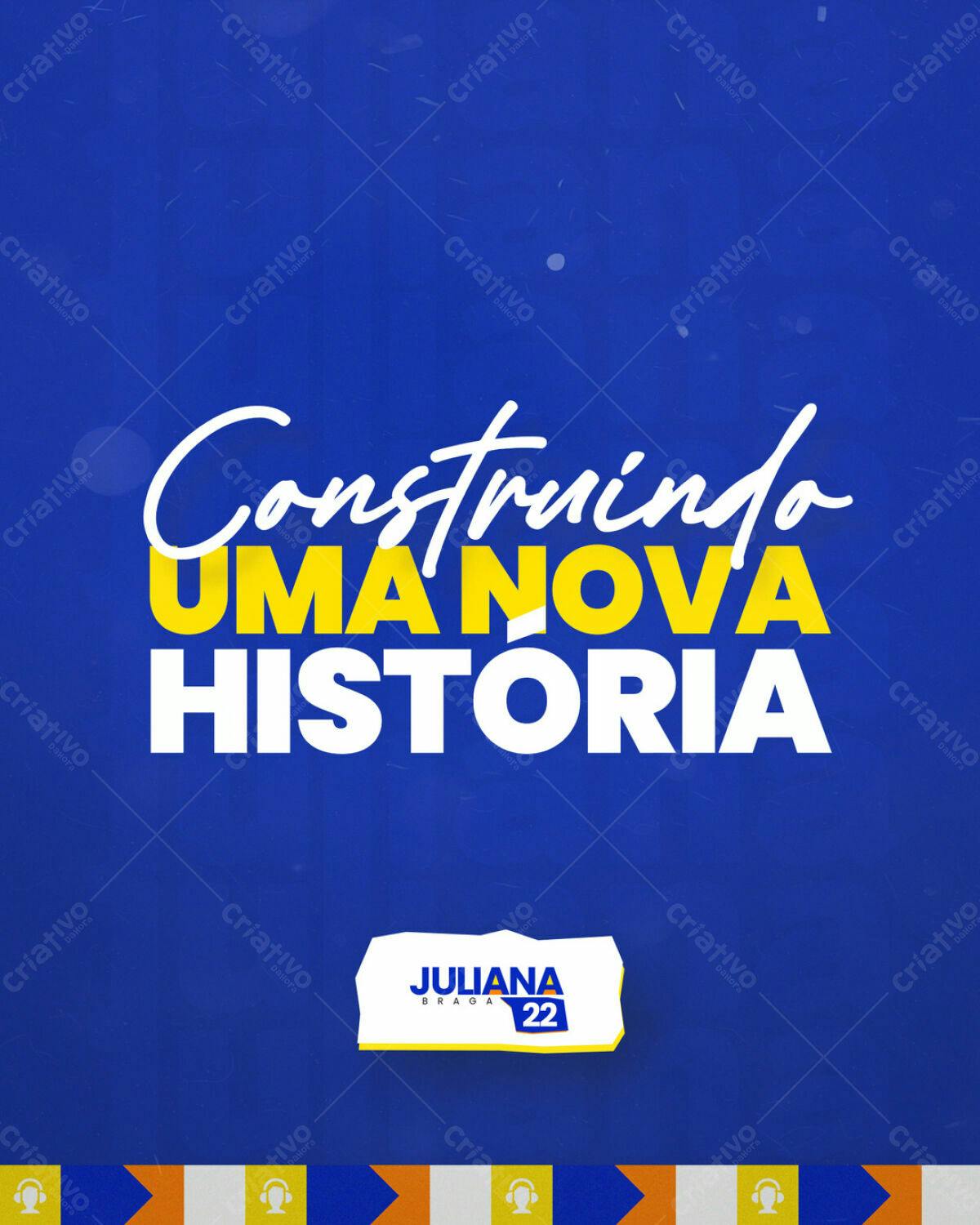 Flyer Campanha Política PSD Editável