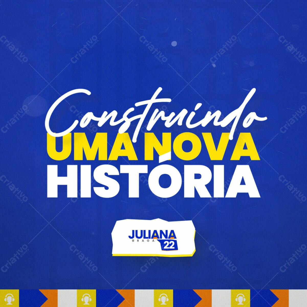 Post para Redes Sociais Juliana Braga PSD Editável