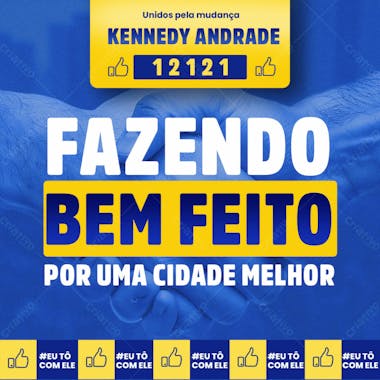 Campanha política candidato 4