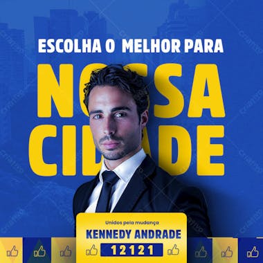 Campanha política candidato 2