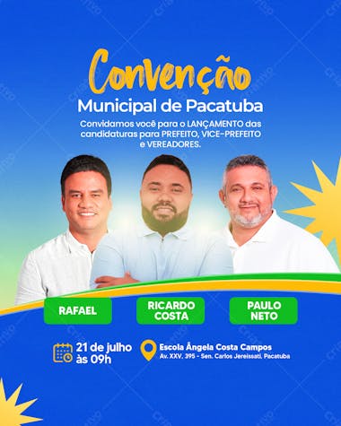 Convenção municipal de pacatuba