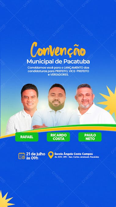 Convenção municipal de pacatuba (story)