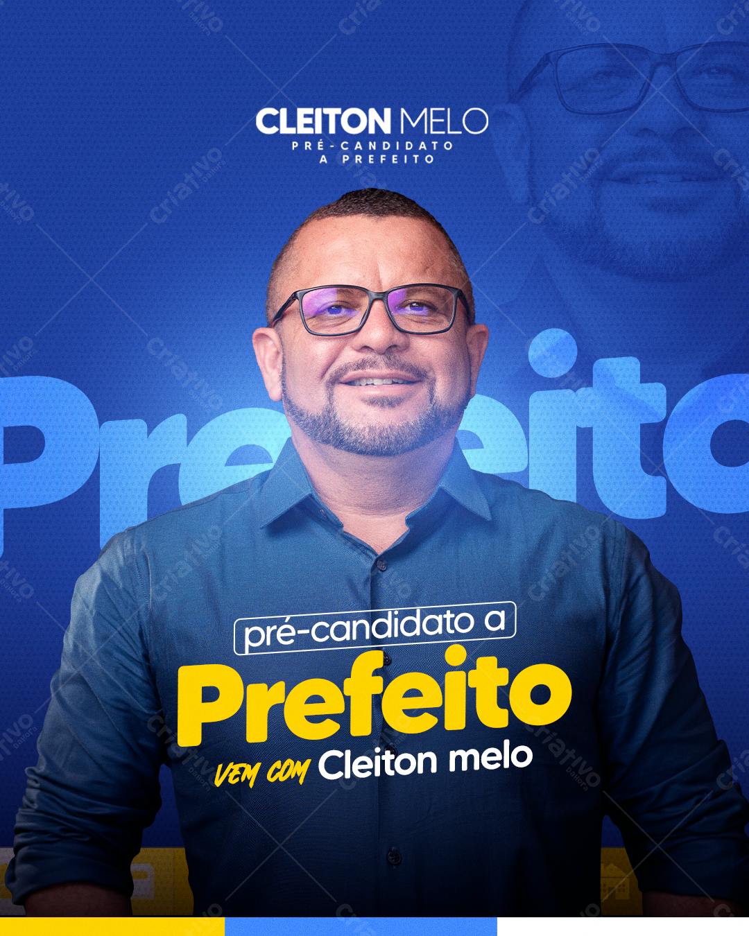 Flyer para Campanha Política PSD Editável