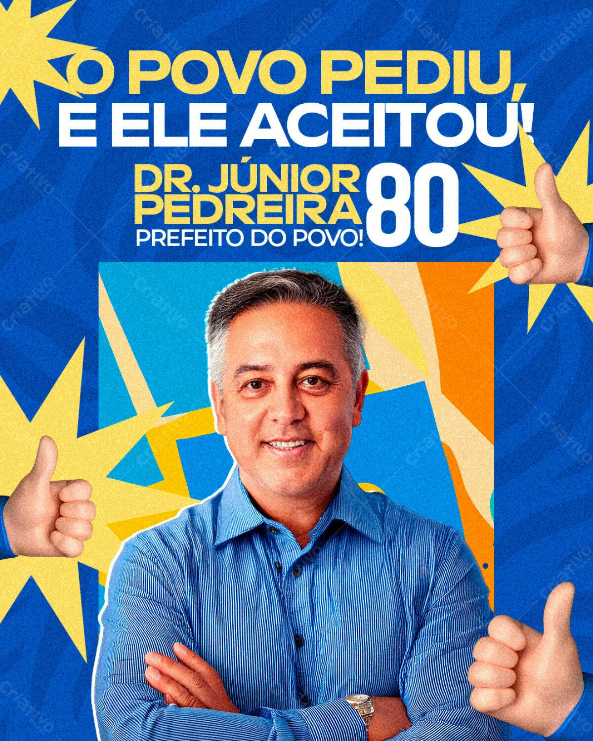 Flyer de Campanha Política PSD Editável