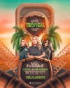 Tropical nightclub flyer editable psd