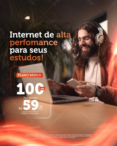 Provedor De Internet Social Media Post