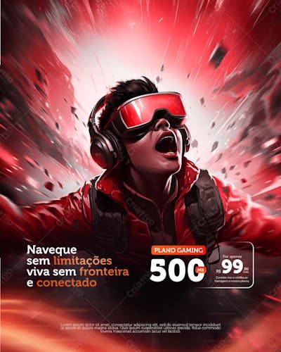 Provedor De Internet Social Media Post