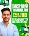 Arte social media eleições 2024 o trabalhao tem que continuar