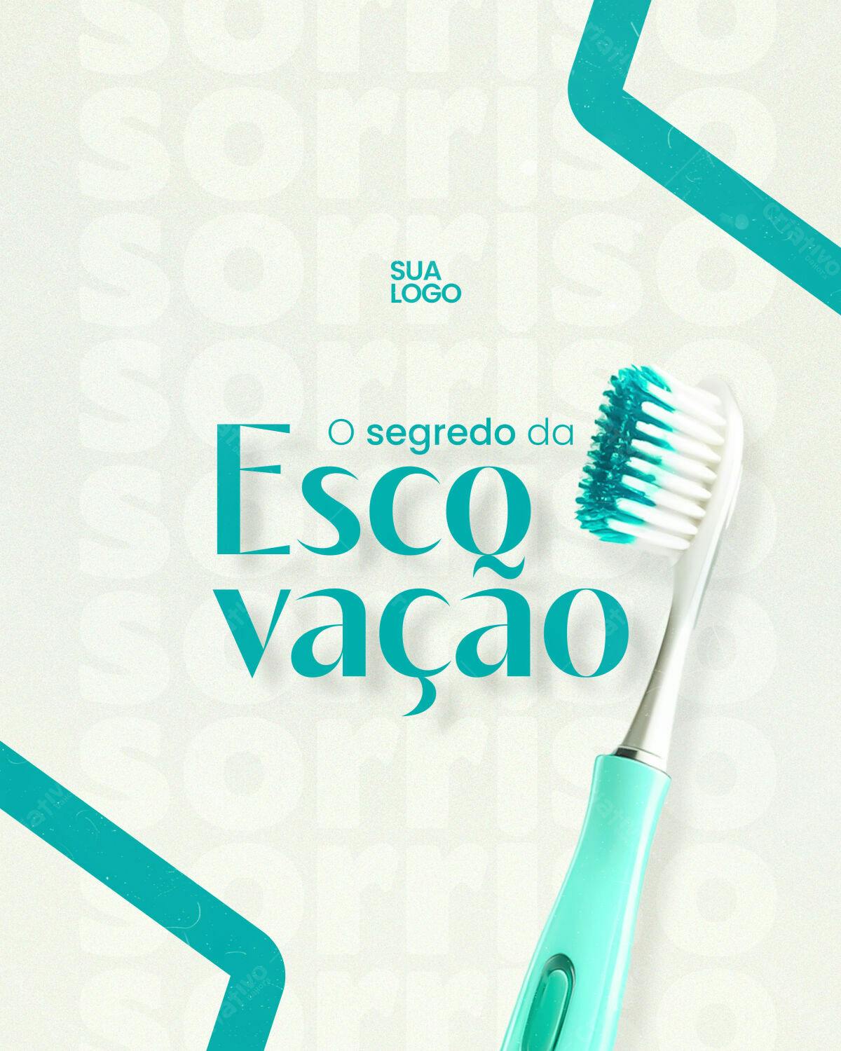 Post para Higiene Bucal PSD Editável