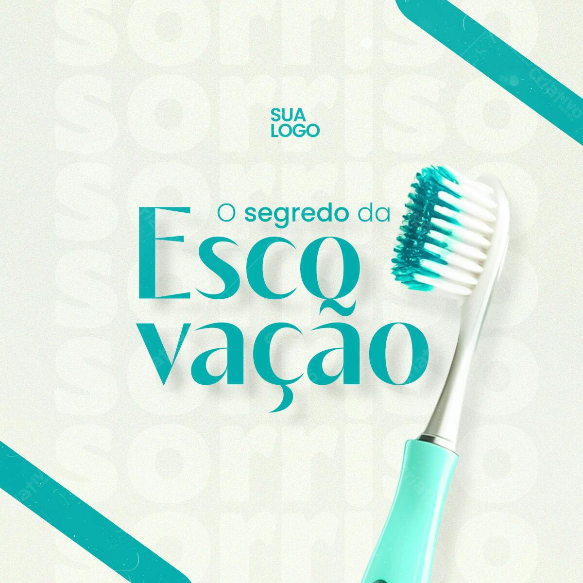 Post para Higiene Bucal PSD Editável