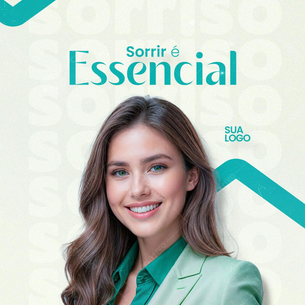 Post para Redes Sociais Sorriso Saudável PSD Editável
