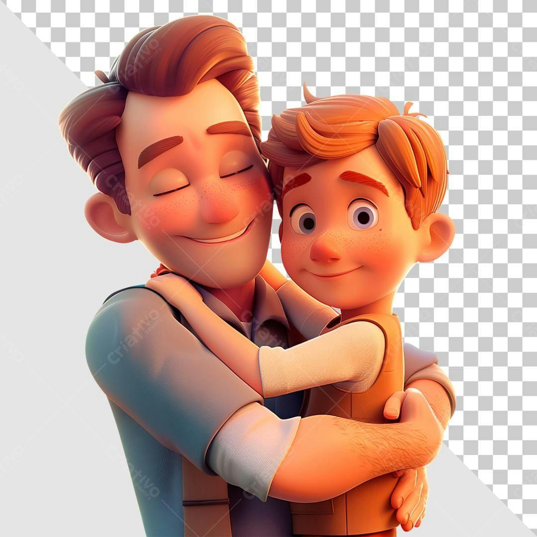 Icone Dia dos Pais PNG com fundo transparente